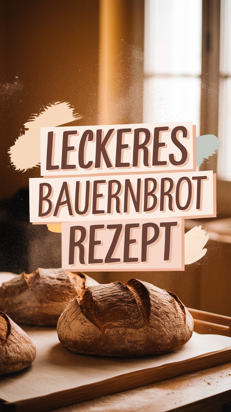 Leckeres Bauernbrot Rezept – kräftiges Mischbrot mit Kruste