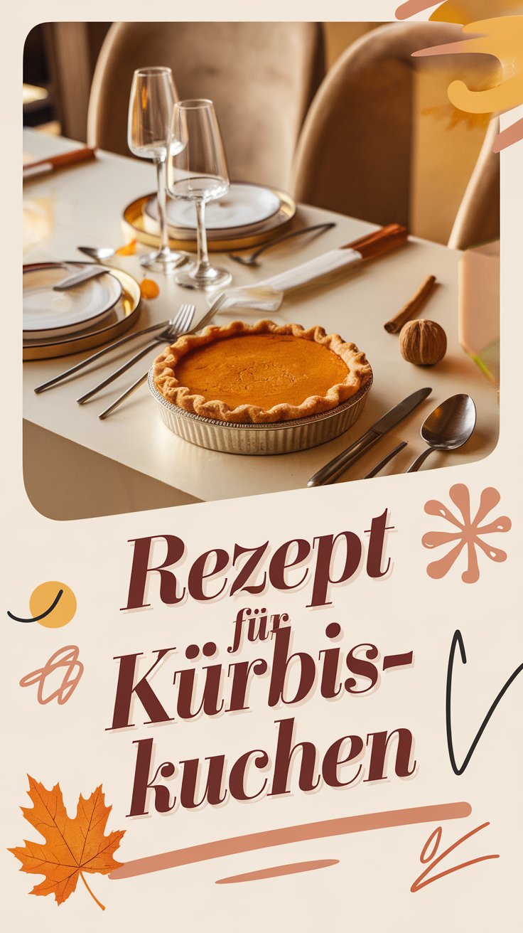 Kürbiskuchen Rezept – Pumpkin Pie klassisch