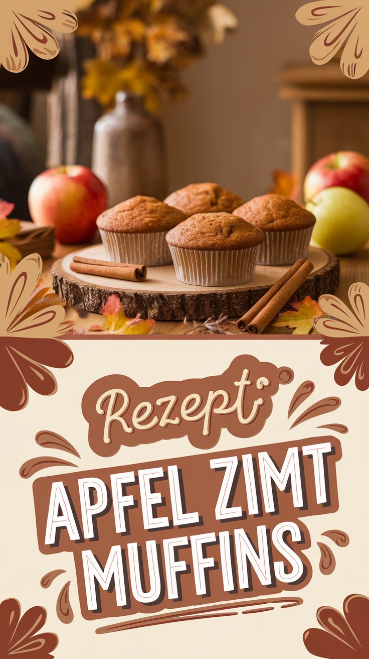 Apfel-Zimt Muffins – fruchtig & zimtig
