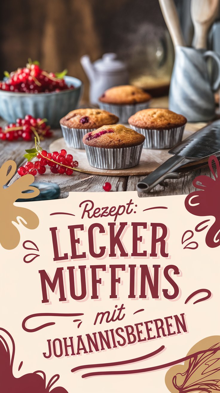 Johannisbeeren Muffins – fruchtig & saftig