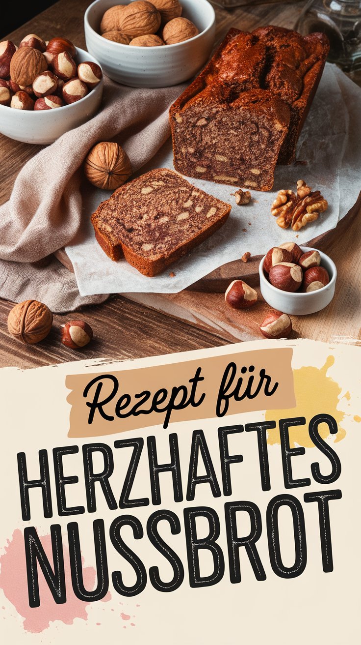 Rezept für herzhaftes Nussbrot – mit Walnüssen oder Haselnüssen