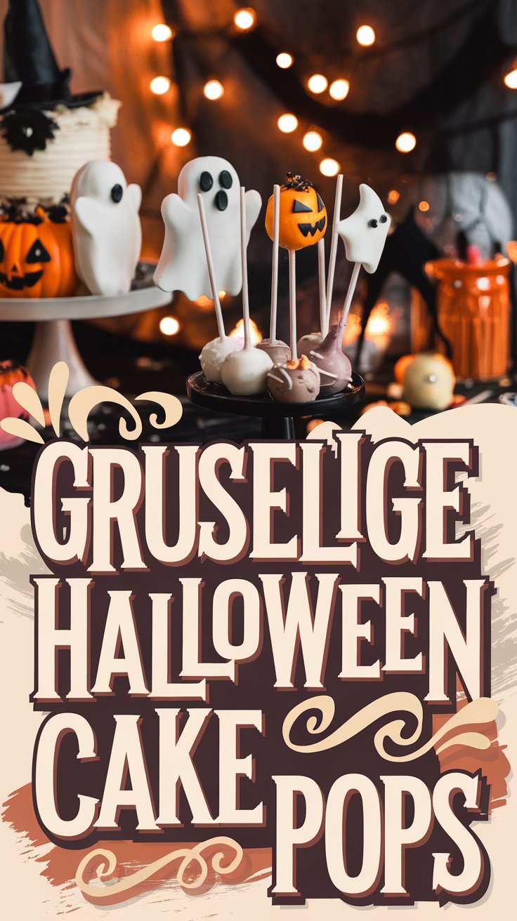 Gruselige Halloween Cake Pops – einfach & kreativ