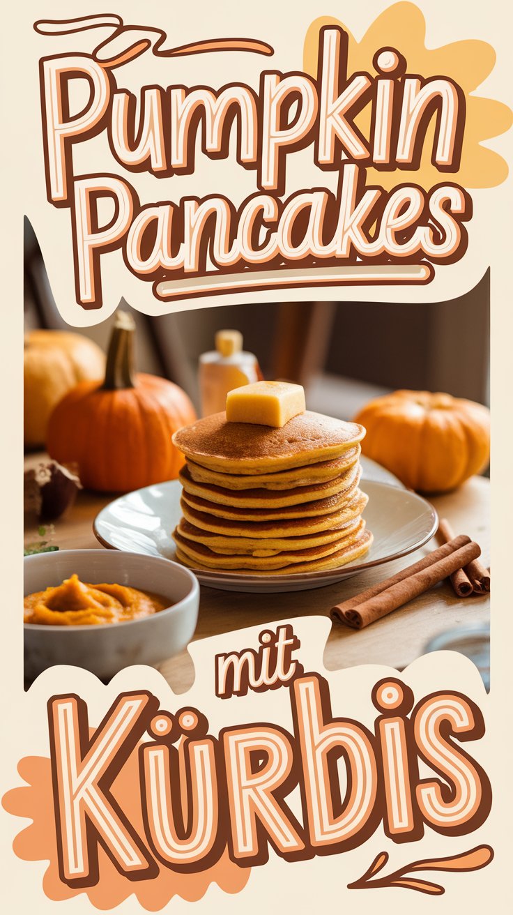 Pumpkin Pancakes mit Kürbis Rezept – fluffig & aromatisch