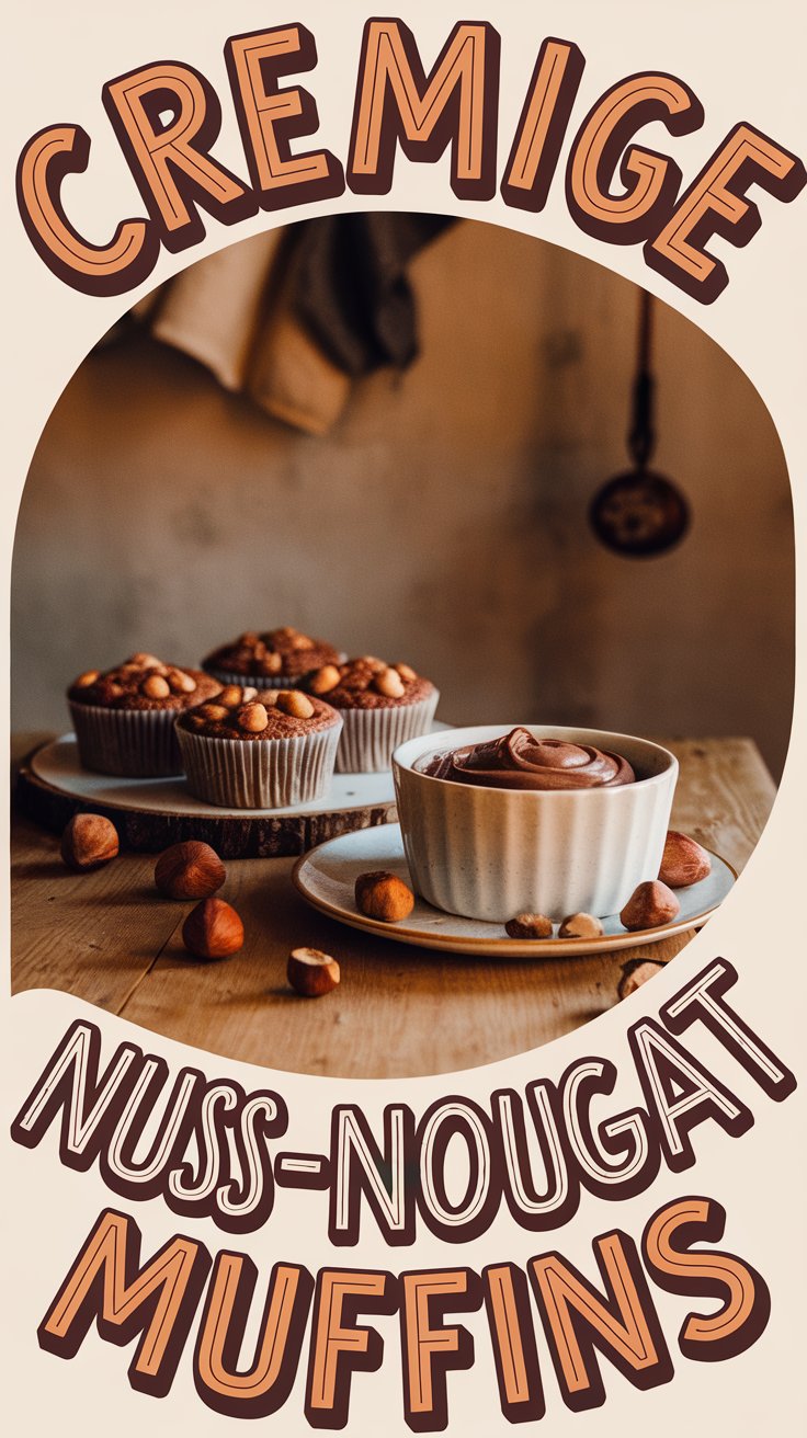 Nuss-Nougat Muffins – cremig & schokoladig