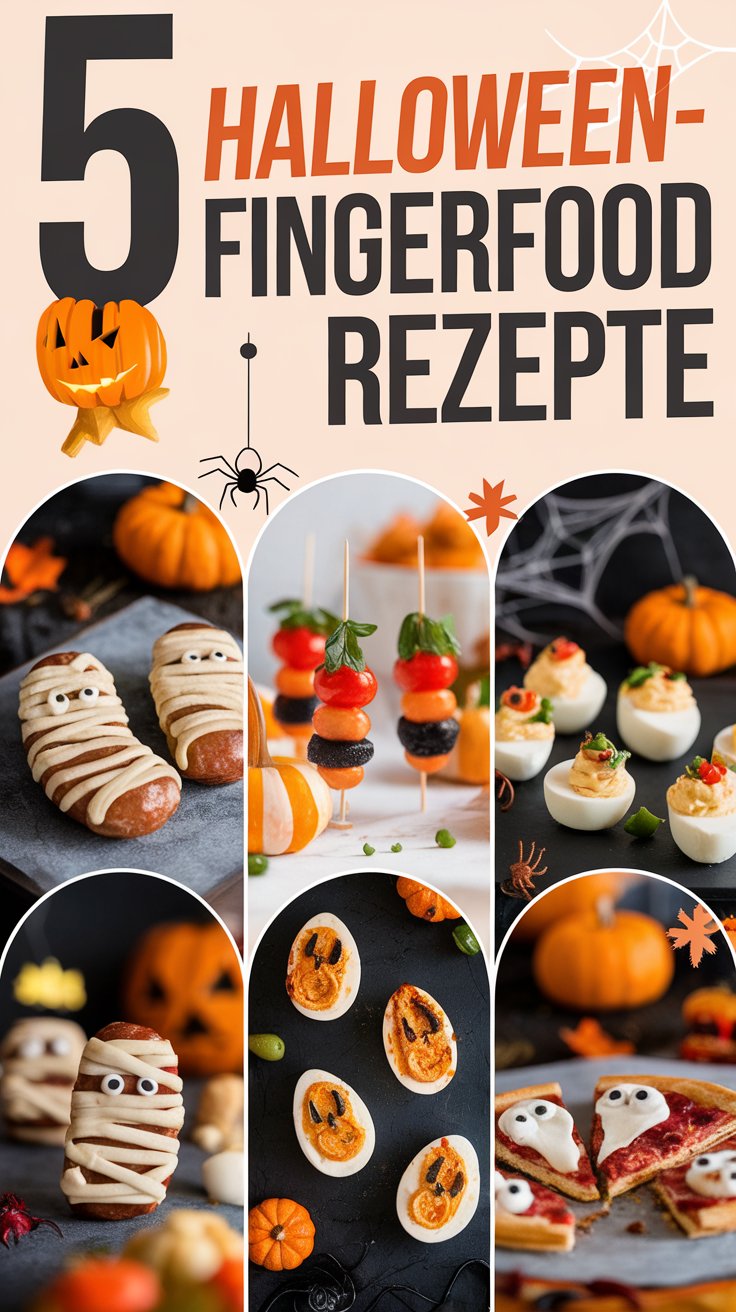 5 Halloween Fingerfood Rezepte: gruselig, schnell & richtig lecker