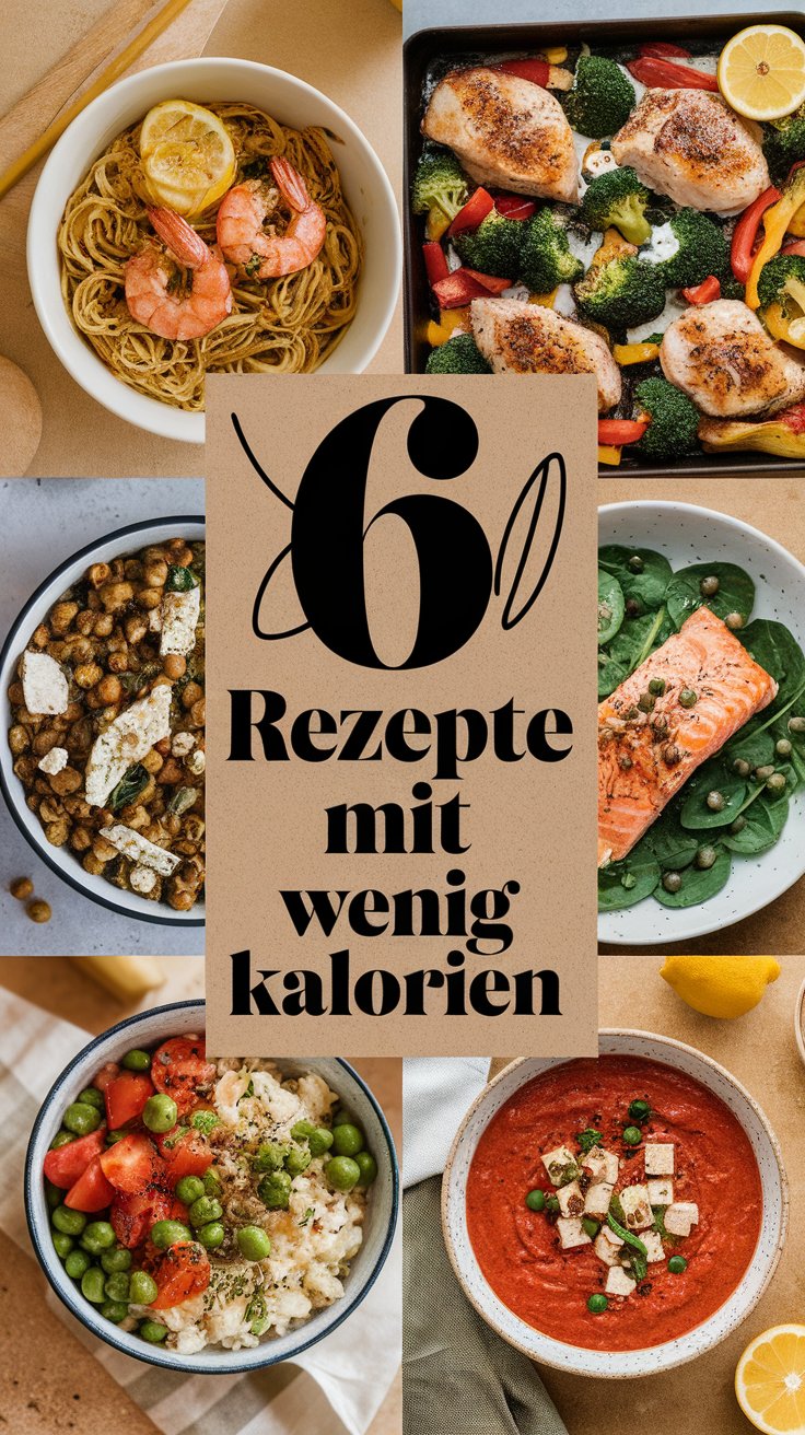 6 Rezepte mit wenig Kalorien: leicht & alltagstauglich