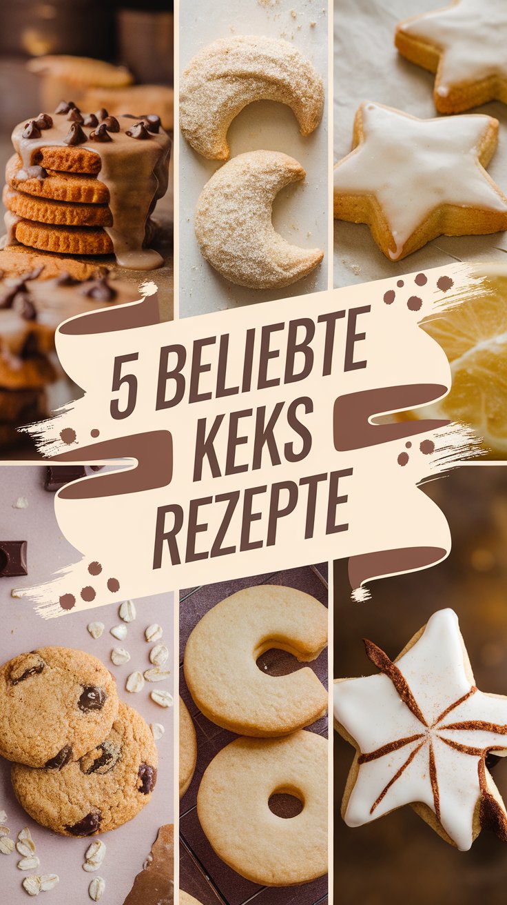 5 beliebte Keksrezepte: knusprig, klassisch & einfach