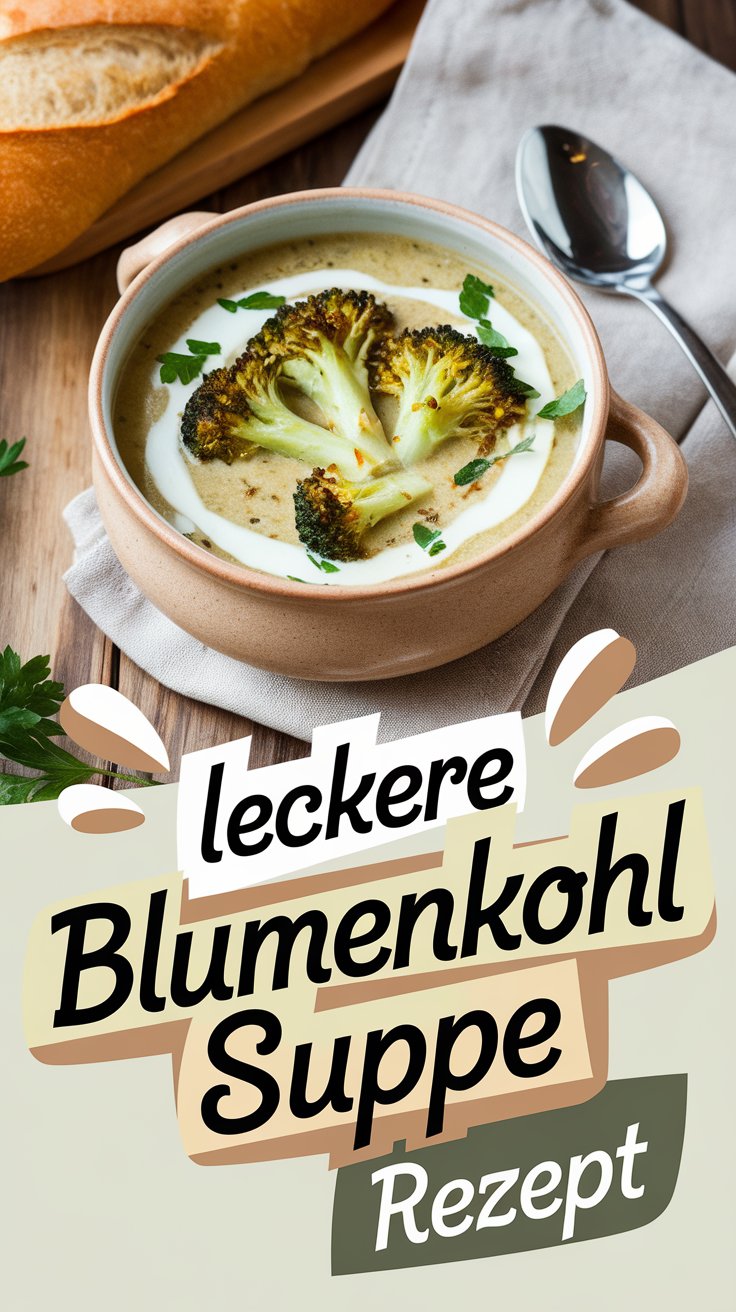 Blumenkohl Suppe – cremig, leicht und voller Geschmack