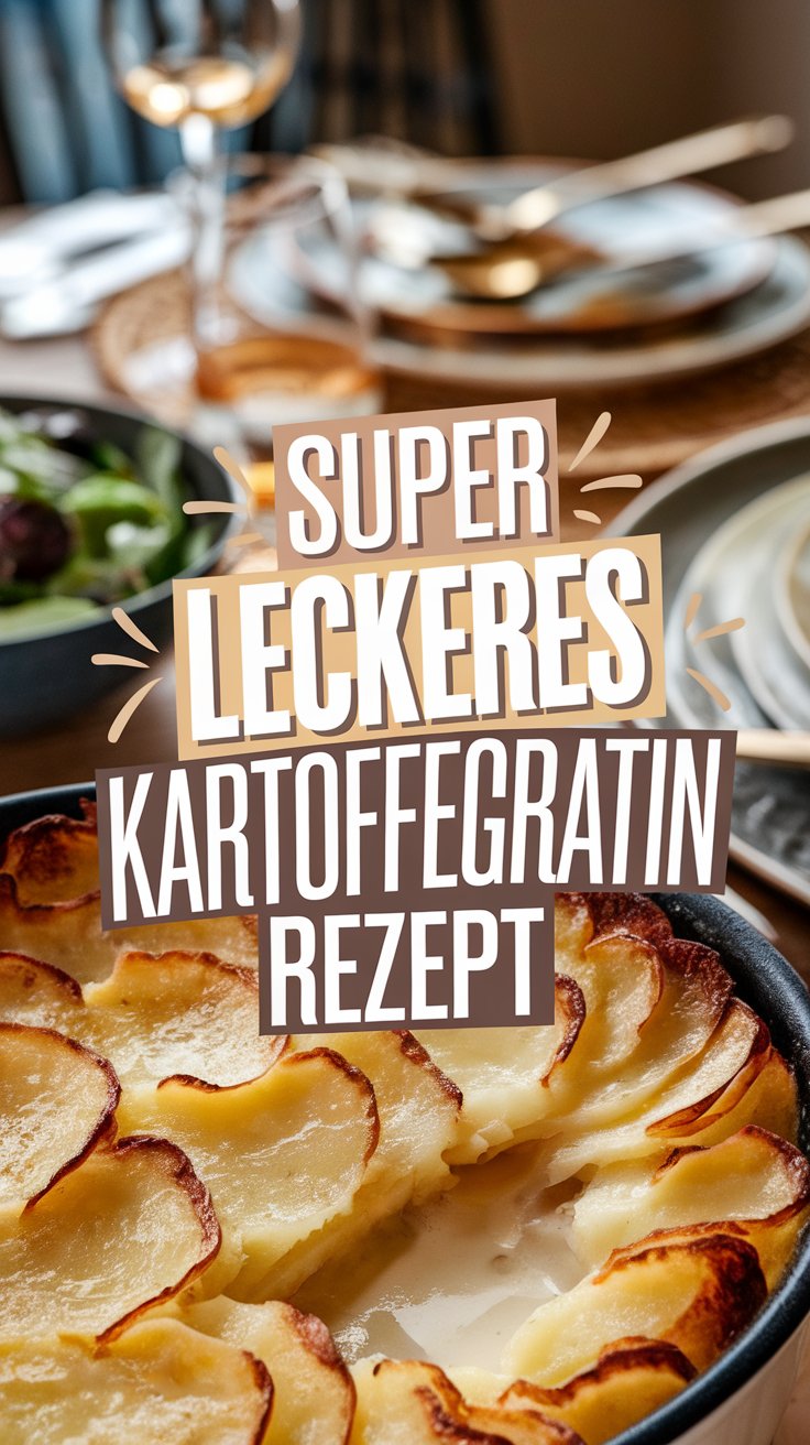 Kartoffelgratin mit Muskat und Sahne – cremig, goldbraun & einfach köstlich