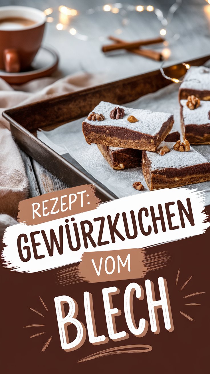 Saftiger Gewürzkuchen vom Blech – unwiderstehlich aromatisch