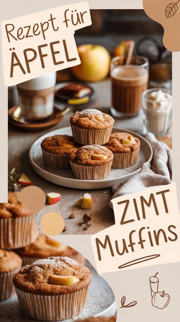 Apfel Zimt Muffins – Rezept für saftige Muffins mit winterlichem Aroma