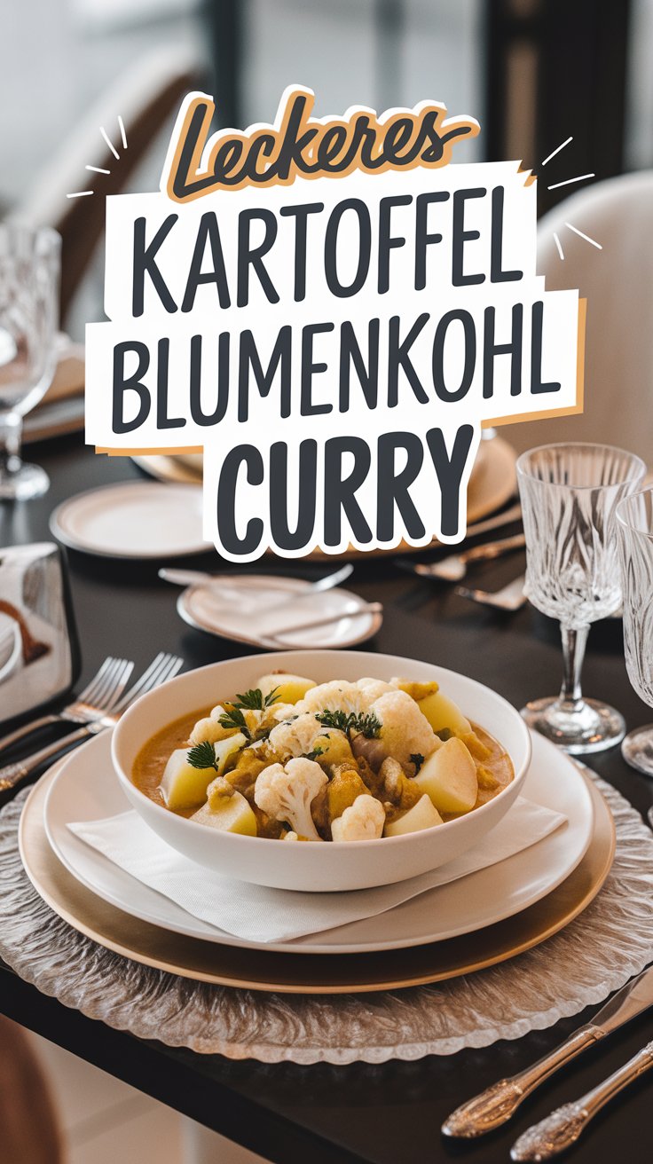 Kartoffel-Blumenkohl-Curry Rezept – cremig & würzig