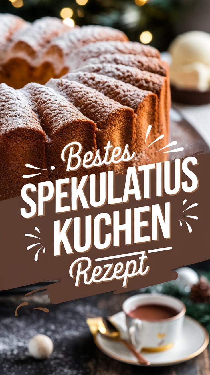 Spekulatius Kuchen – bestes Rezept, saftig & aromatisch