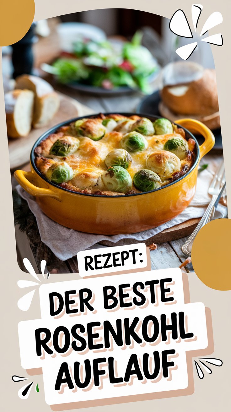 Rosenkohl Auflauf Rezept – herzhaft & cremig