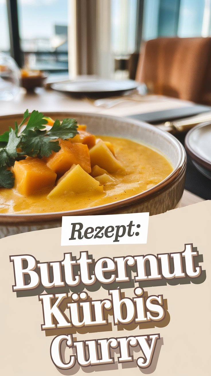 Butternut-Kürbis-Curry Rezept – aromatisch & cremig