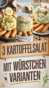 Kartoffelsalat mit Würstchen Variante Rezepte Pin 1