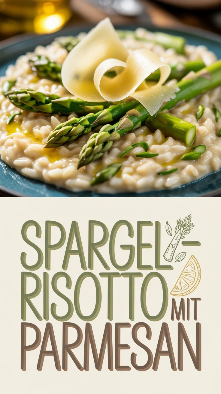 Spargel-Risotto mit Parmesan – cremiges Frühlingsrezept selber kochen