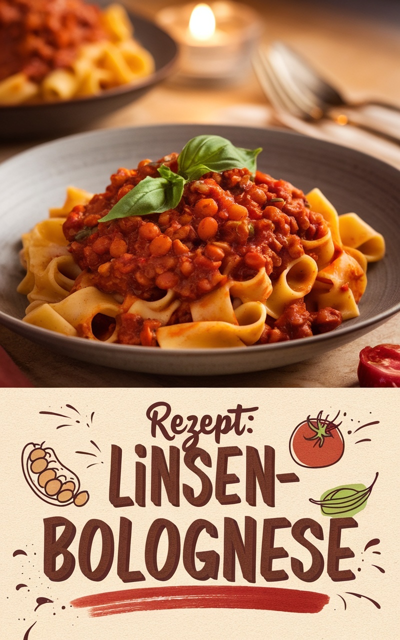 Vegane Linsen-Bolognese Rezept – herzhaft & einfach selber kochen