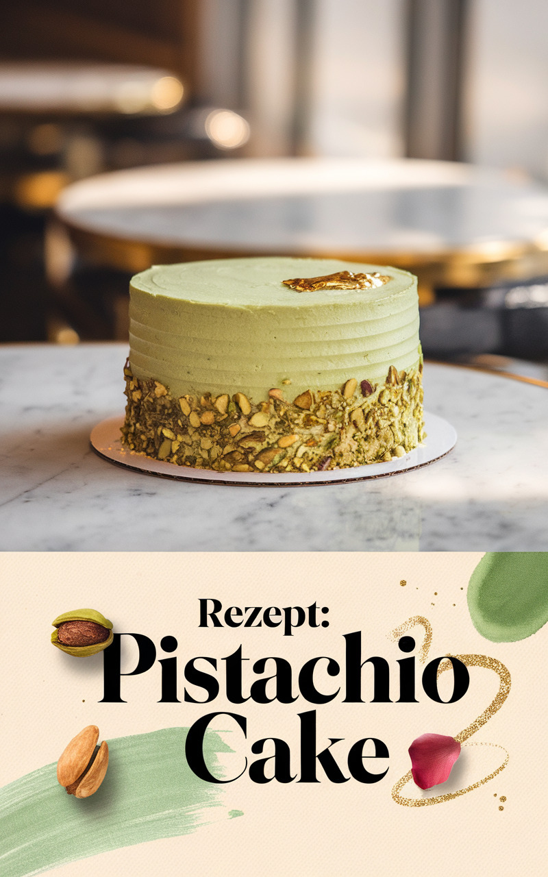 Pistachio Cake Rezept – nussige Pistazienkuchen Torte selber backen