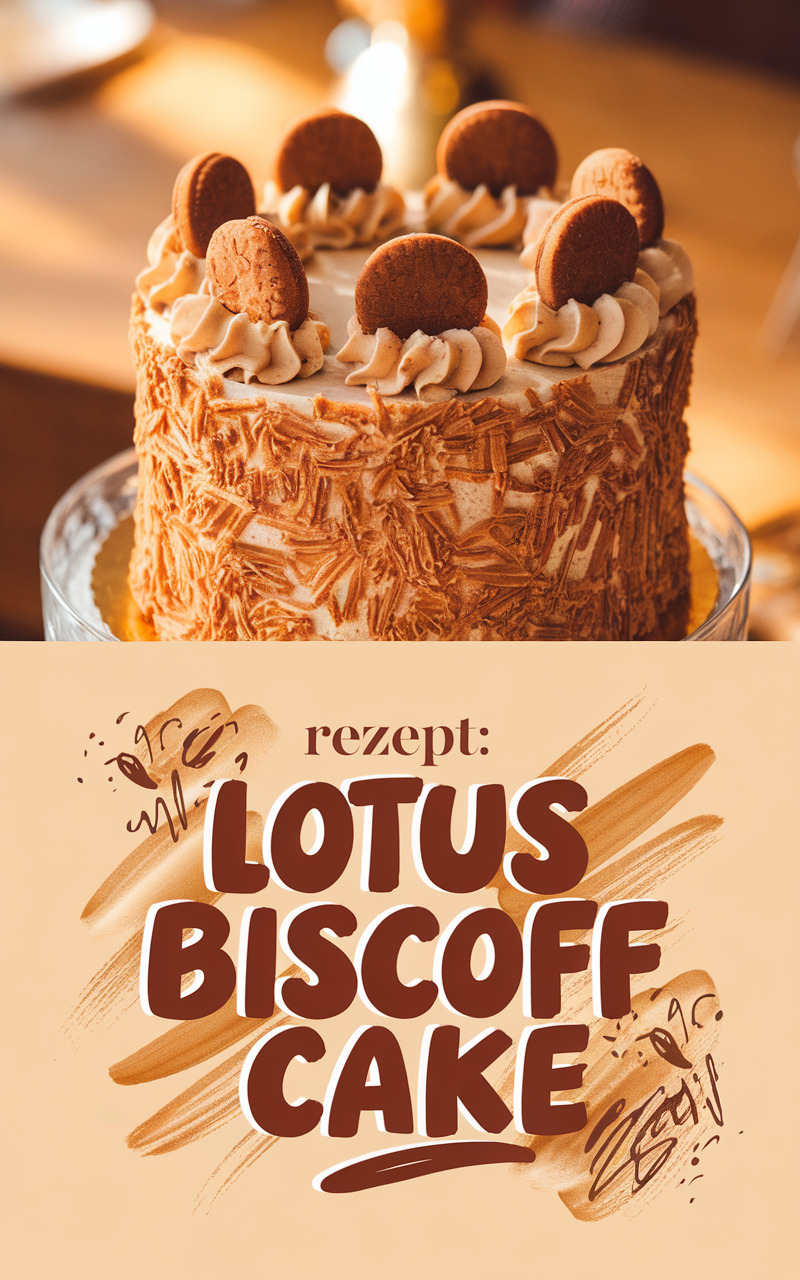 Lotus Biscoff Cake backen – karamellig cremige Torte selber machen