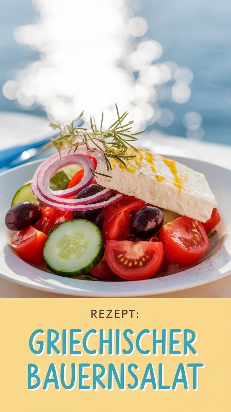 Griechischer Bauernsalat Rezept – original & frisch selber machen