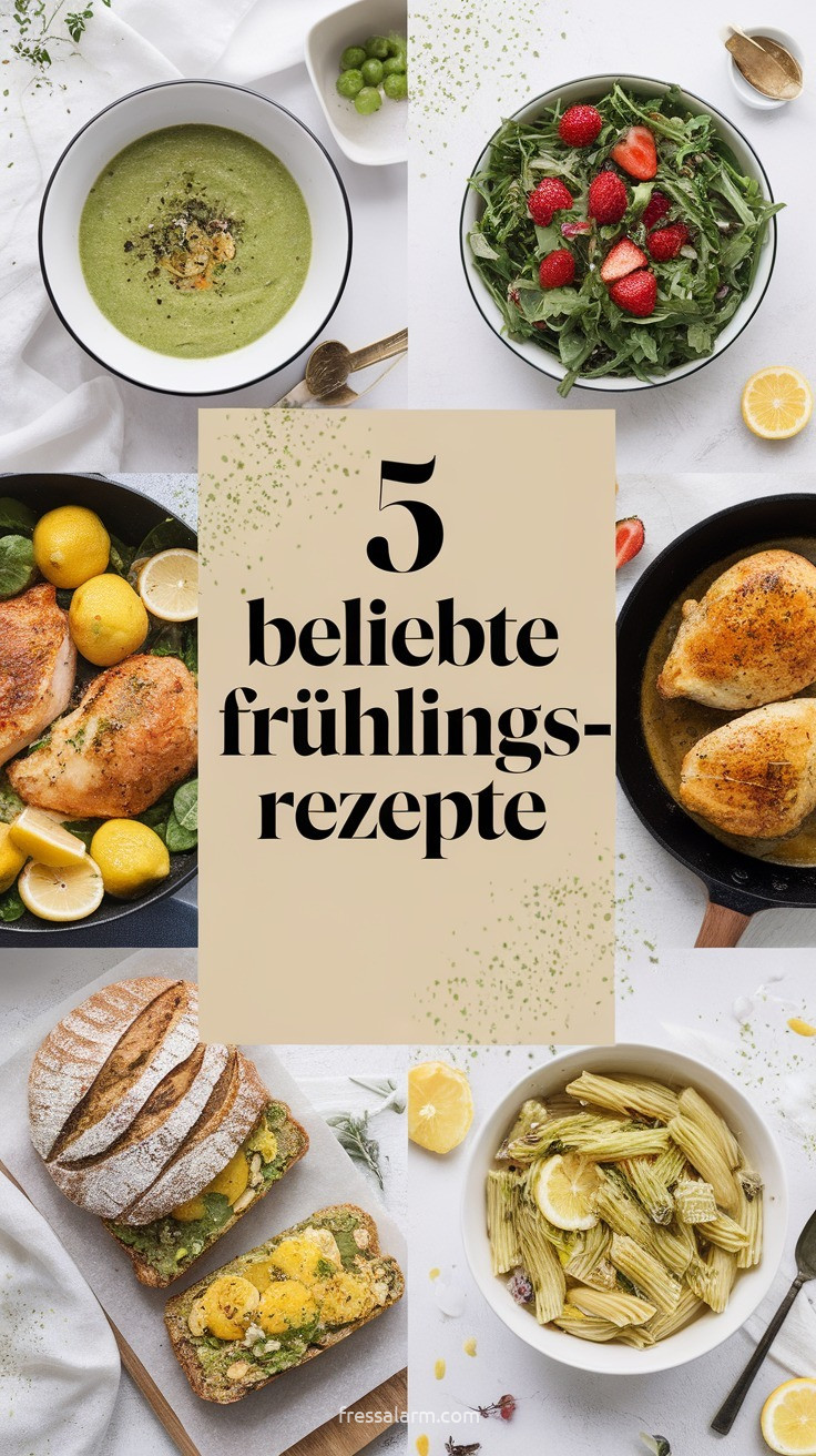 5 beliebte Frühlingsrezepte: leicht, bunt und voller Saison-Genuss