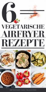 Goldbraun knuspriger Halloumi aus dem Airfryer mit Honig-Chili-Dip auf einem Schieferbrett