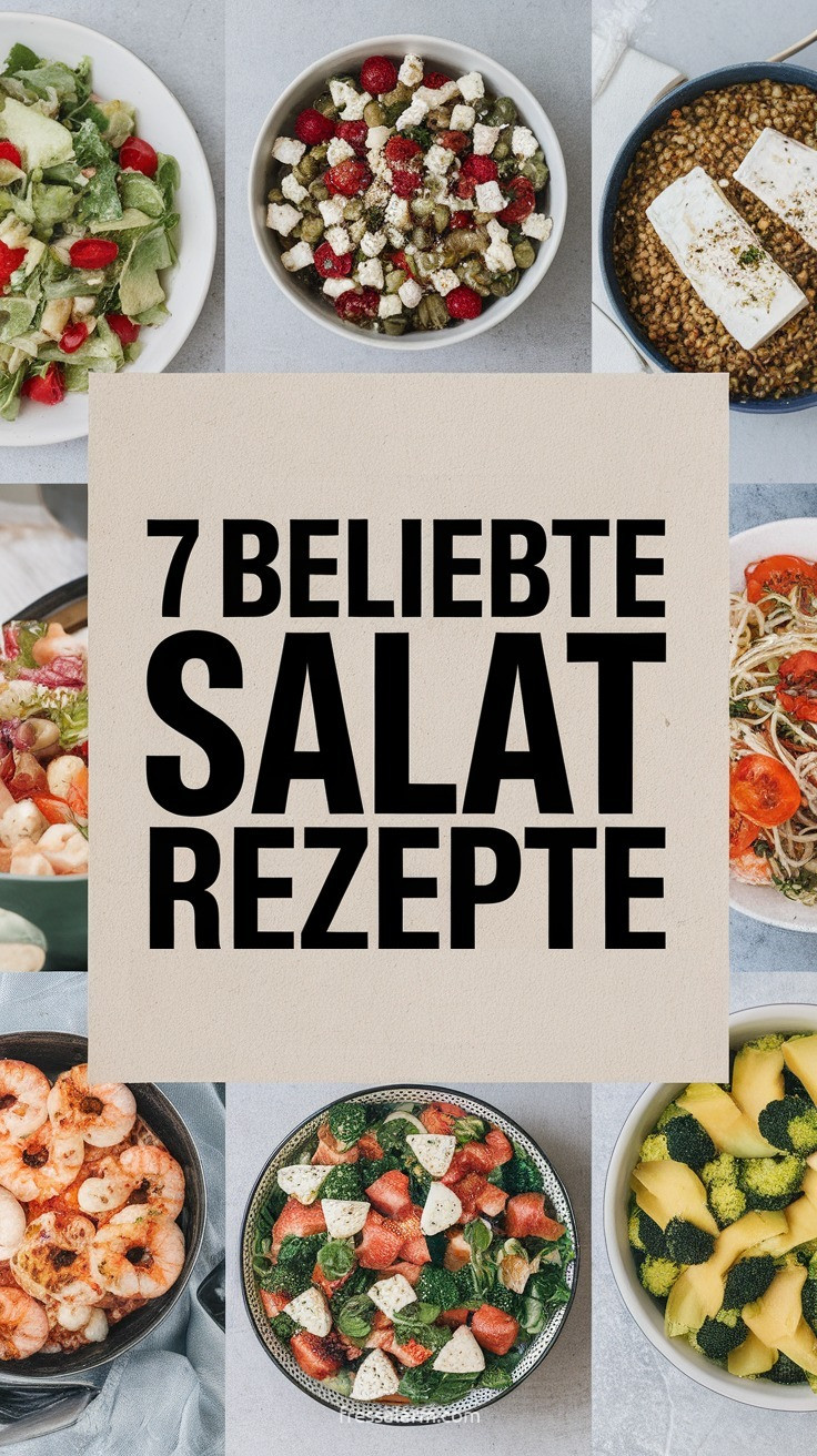7 beliebte Salate: frische Rezepte für jeden Anlass