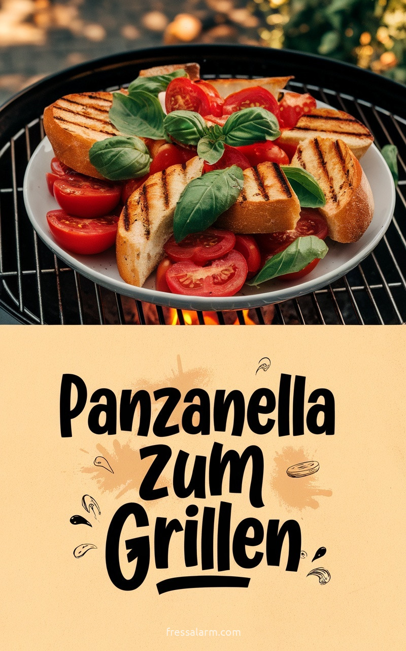 Panzanella zum Grillen – toskanischer Brotsalat als Grillbeilage