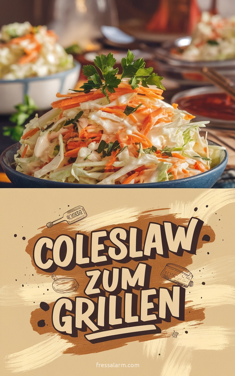 Coleslaw zum Grillen – cremiger Krautsalat als perfekte Grillbeilage