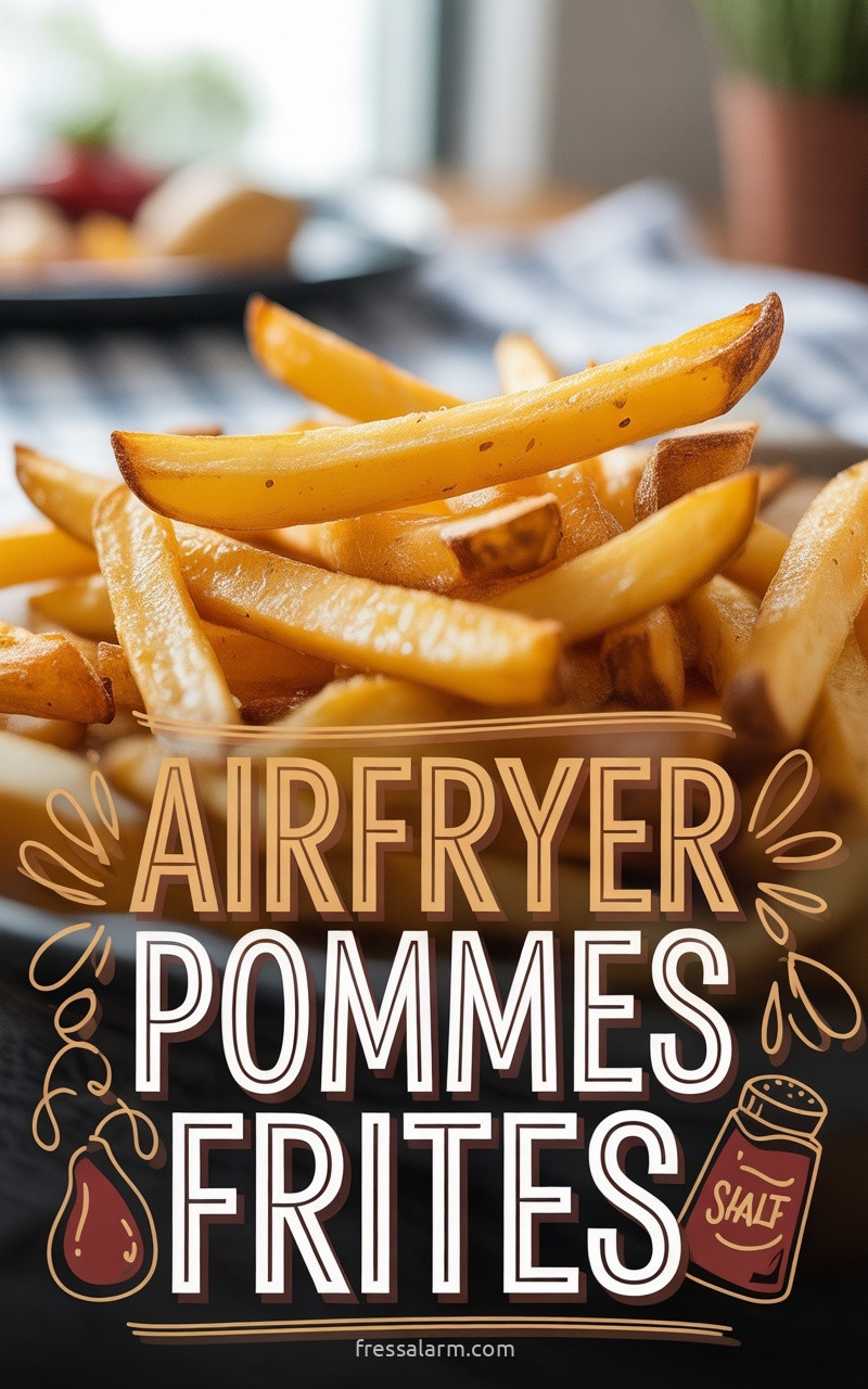 Airfryer Pommes Frites – knusprig & fettarm selber machen