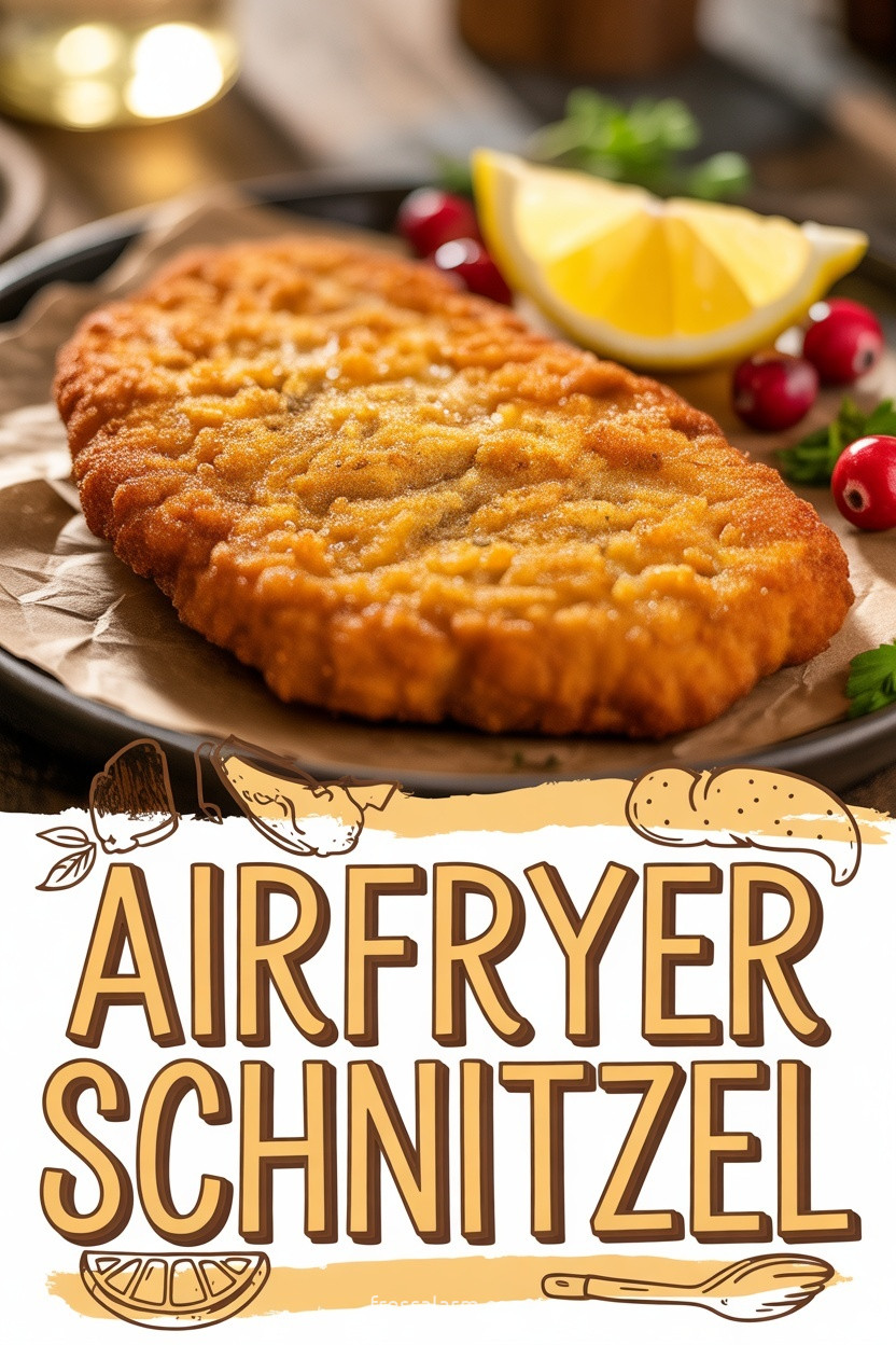Airfryer Schnitzel – knusprig & saftiger Klassiker ohne Fett