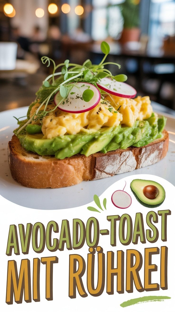 Avocado-Toast mit Rührei – das perfekte Brunch-Rezept selber machen