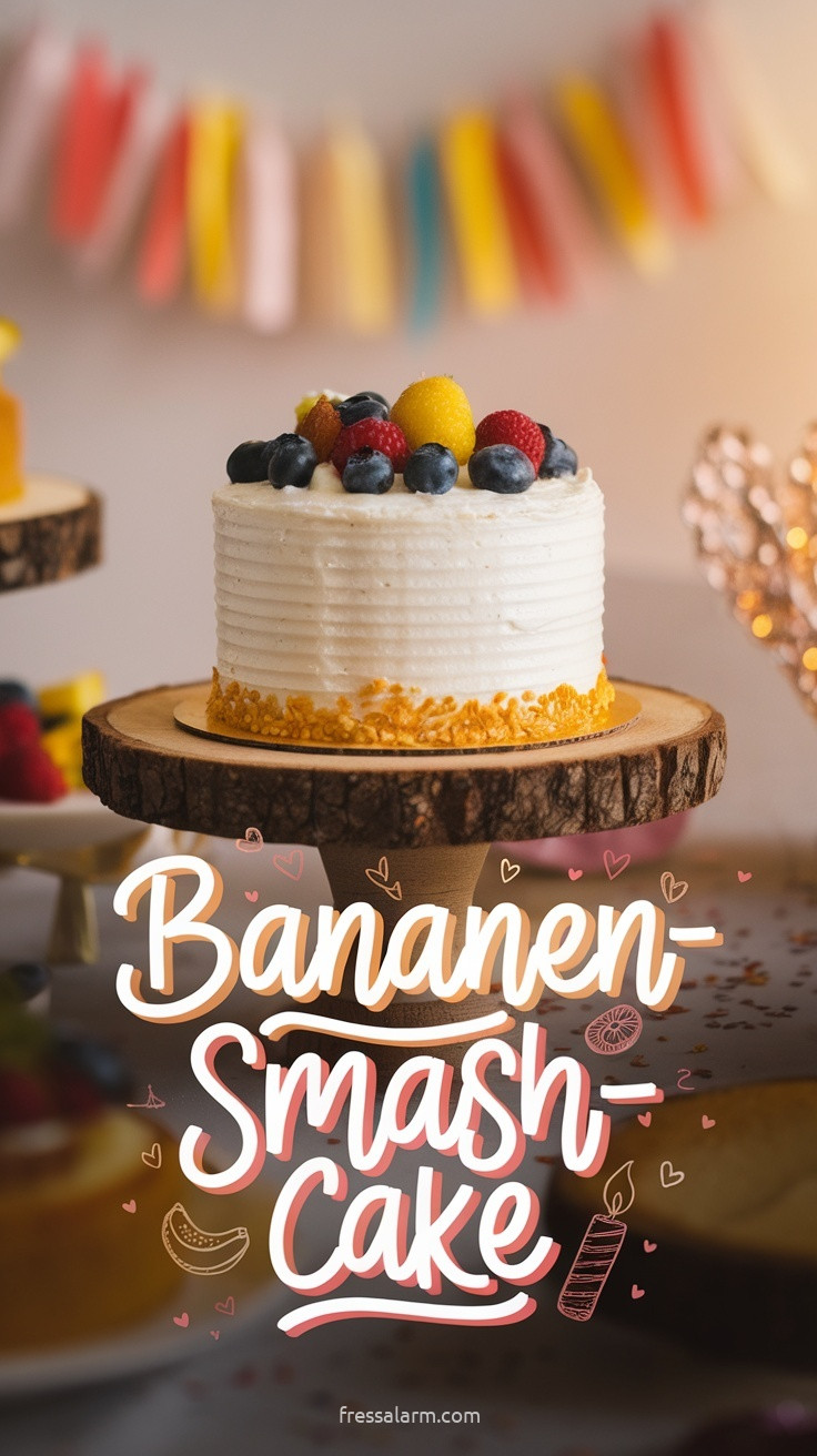 Bananen-Smash-Cake für Kleinkinder – zuckerfrei & saftig zum 1. Geburtstag