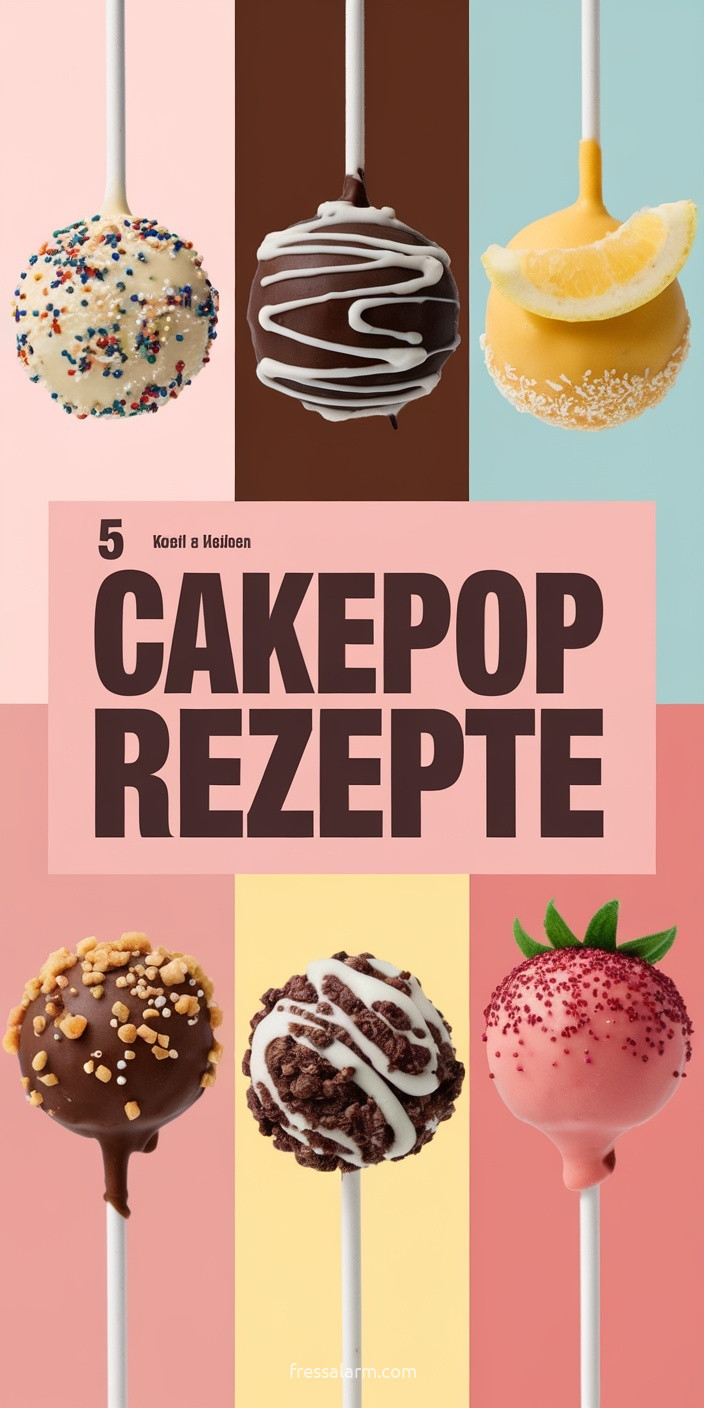 5 Cakepop Rezepte: bunt, einfach & perfekt für Geburtstage