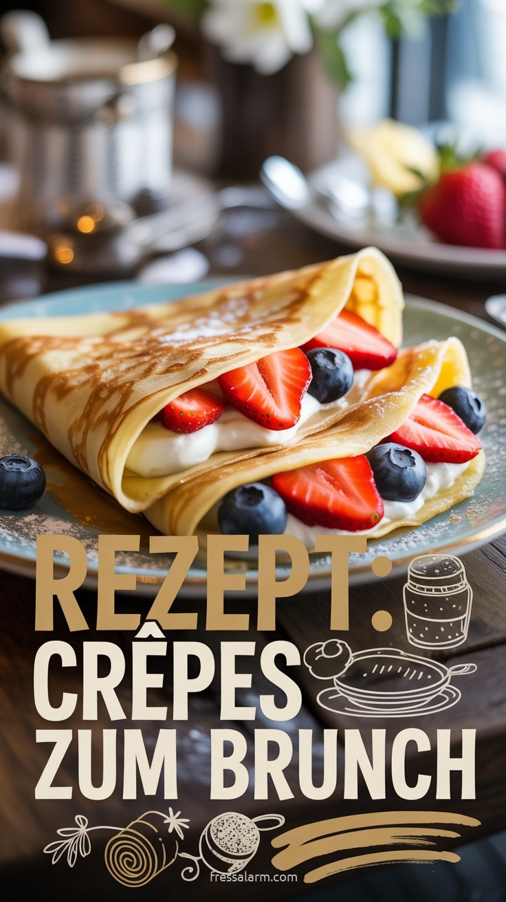 Crêpes Rezept – hauchdünne französische Pfannkuchen für den Brunch