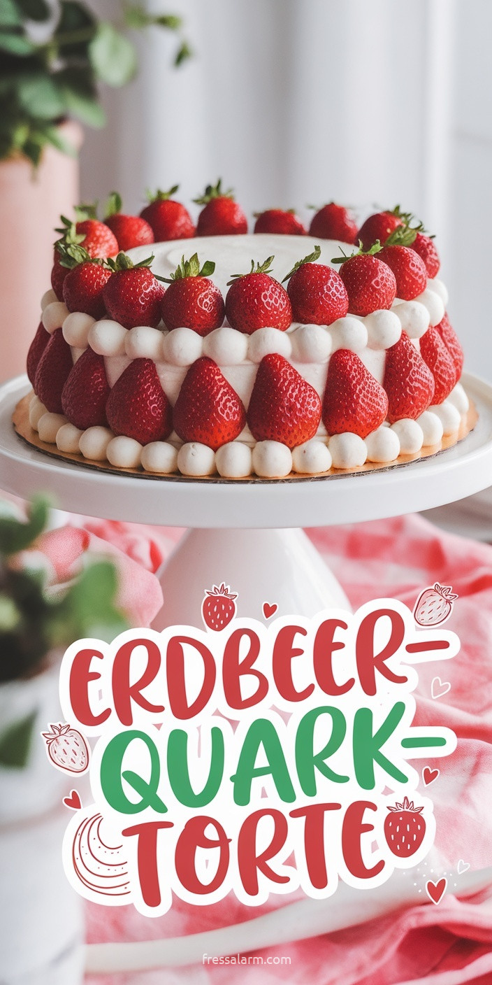 Erdbeer-Quark-Torte für Kleinkinder ohne Zucker – frisch, leicht & perfekt im Sommer