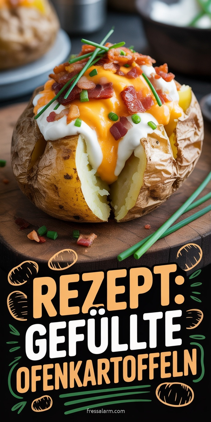 Gefüllte Ofenkartoffeln – Baked Potatoes mit cremiger Füllung