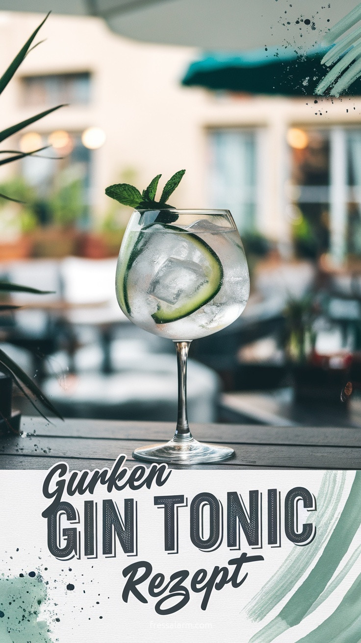 Gurken-Gin-Tonic Rezept – erfrischender Sommer-Cocktail selber machen
