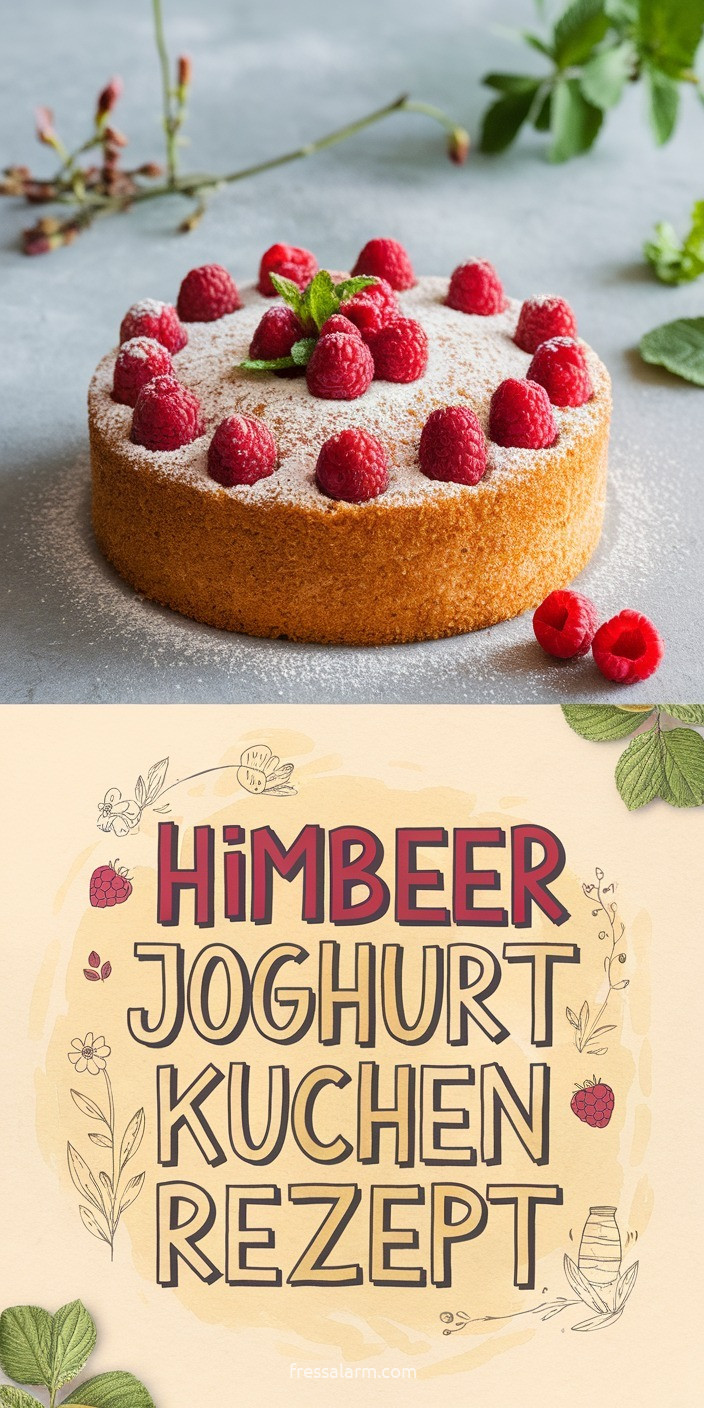 Himbeer-Joghurt-Kuchen – locker-leichter Kuchen mit frischen Himbeeren