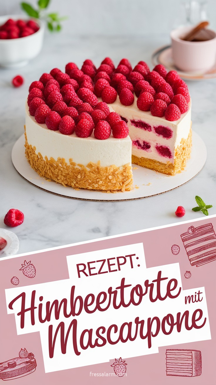 Himbeertorte mit Mascarpone-Creme – elegant & cremig für besondere Anlässe