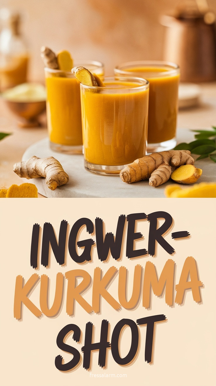 Ingwer-Kurkuma-Shot Rezept – der goldene Wellness-Shot selber machen