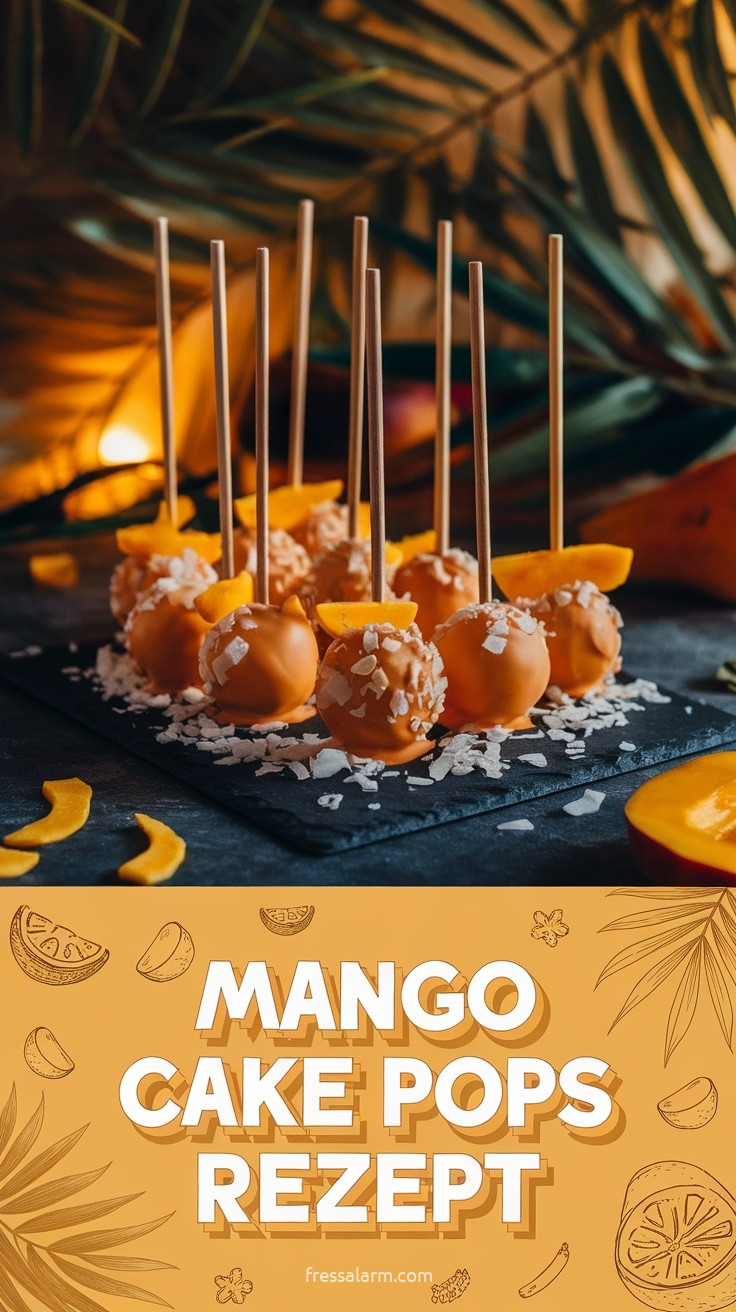 Mango-Cake-Pops selber machen – tropische Cake Pops mit frischer Mango