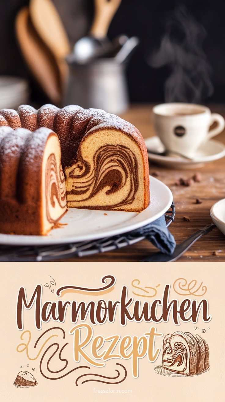 Marmorkuchen klassisch – das Original-Rezept saftig & einfach