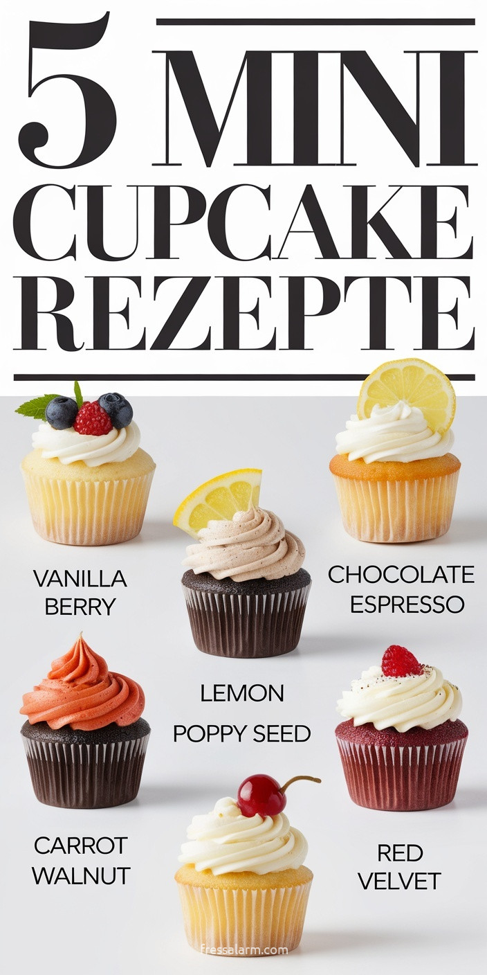 5 Mini Cupcake Rezepte: klein, hübsch & perfekt fürs Buffet