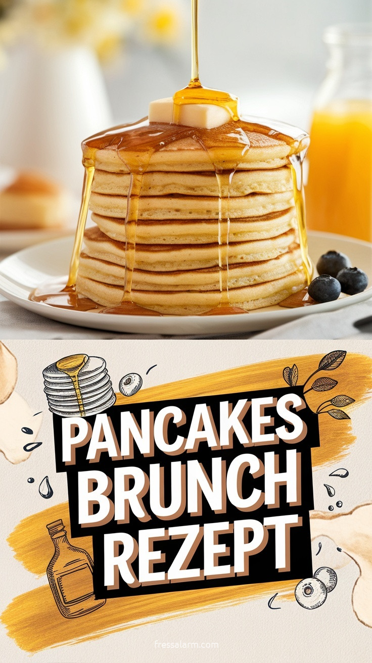 Pancakes Rezept – fluffige amerikanische Pancakes für den Brunch
