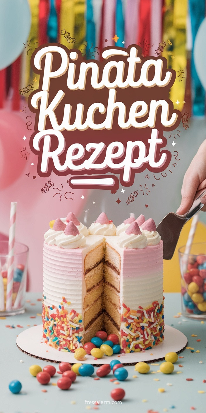 Piñata-Kuchen backen – Kuchen mit Überraschungsfüllung aus Süßigkeiten
