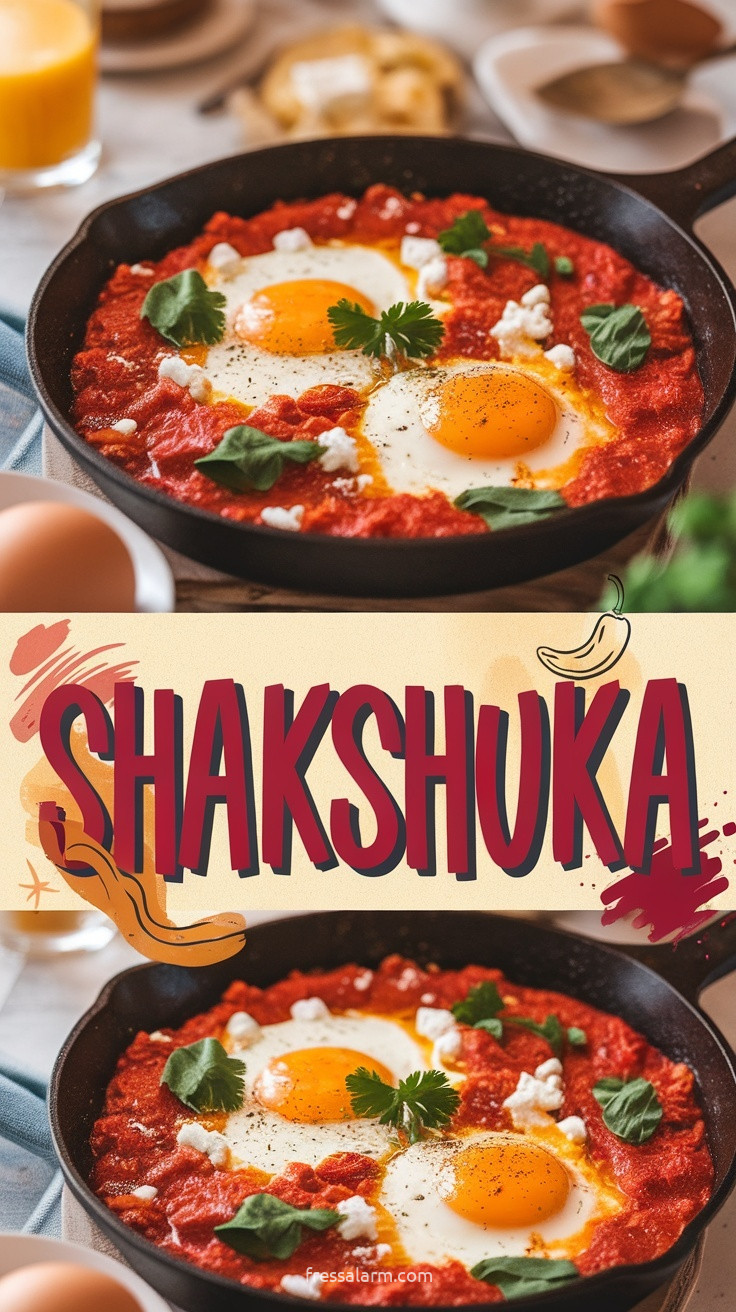 Shakshuka Rezept – würzige Eier in Tomatensauce für den Brunch