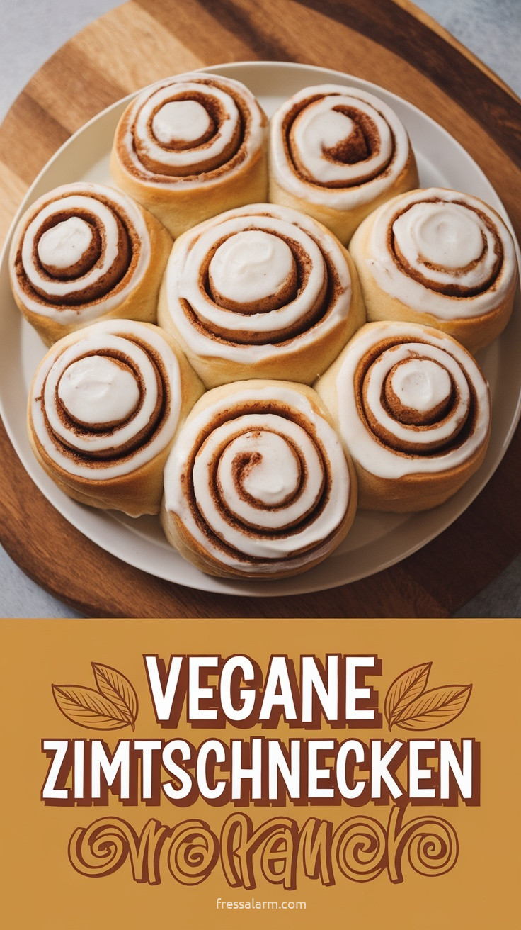 Vegane Zimtschnecken – fluffig ohne Ei und Milch