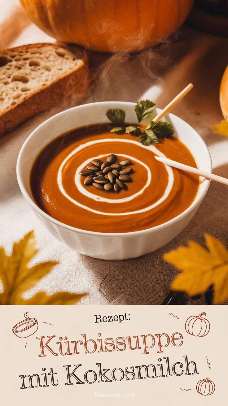 Butternut-Kürbissuppe mit Kokosmilch – cremig & tief aromatisch durch Rösten